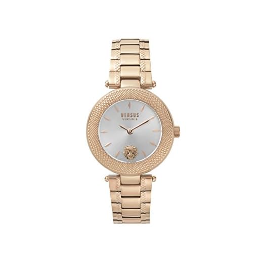 Versus by Versace Reloj Analogico para Mujer de Cuarzo con Correa en Acero Inoxidable VSP712218