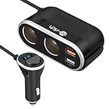 Pantalla LED voltaje: diseñado con ON/OFF botón Power para dispositivos de bajo consumo y protección el monitor de pantalla LED ayuda a la batería del coche.