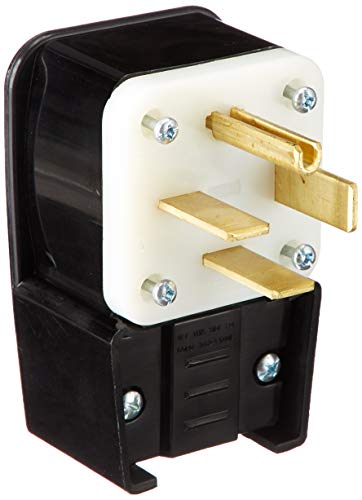 Connecteur male coudé 60A 250V Leviton 8462-P résistant pour branchement de puissance