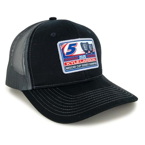 Gorra Checkered Flag Sports Kyle Larson NASCAR 2025 miniatura 3