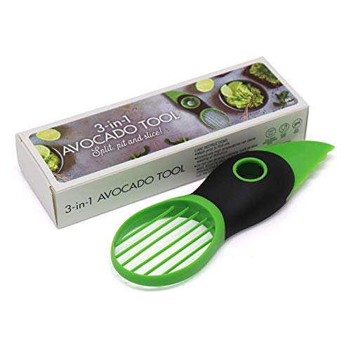 Avocado Peeler Avocado Slicer Avocado Cutter Fruit & Vegetable Peeler Kitchen Tools 3 In 1