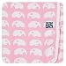 KicKee Pants Baby Essentials Swaddling Blanket Girls, Lotus Elephant, One Size