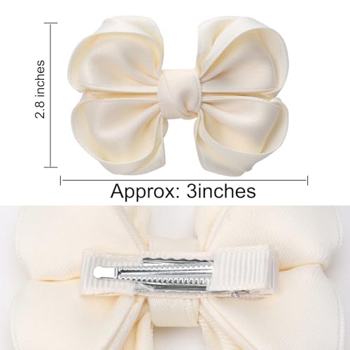 Pinzas para cabello de 3 pulgadas con doble lazo, pack de 2 miniatura 4
