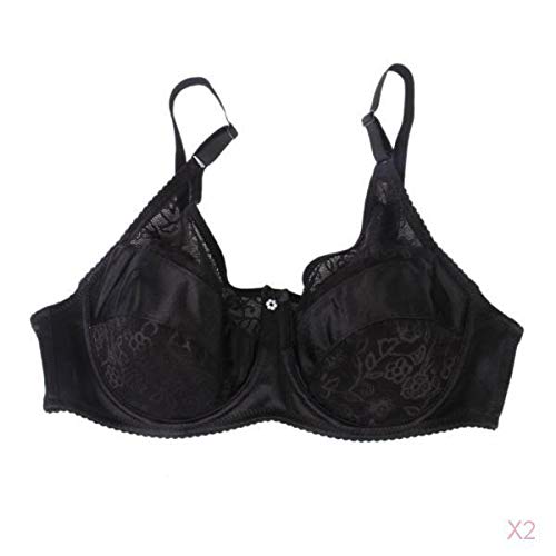 Special Pocket Bra For Silicone Breast False Boob Black 40/90-image-19