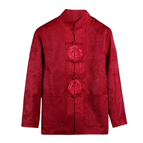 Veste style chinois homme : résolvez le dilemme du style de mi-saison avec ce Tang-Costume