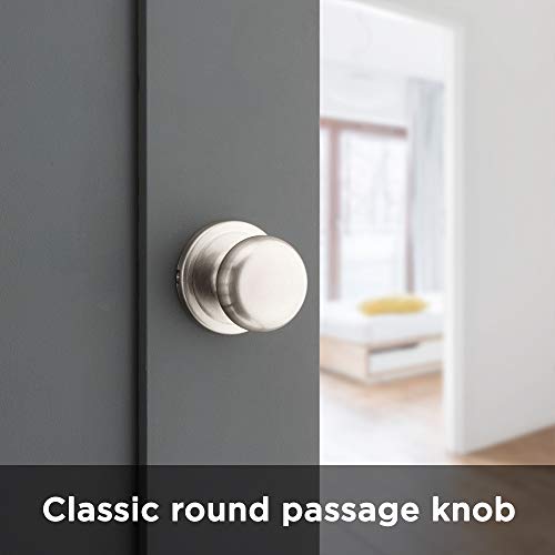 Kwikset 97200-789 Juno Passage Knob, Satin Nickel #TOP3