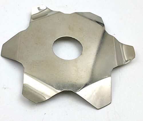 Opengardenweb Disco Ninja antiavvolgimento Hierba Alta para desbrozadora y Animales clonados | Recambio Compatible con La mayoría de desbrozadoras Originales O de Clones.