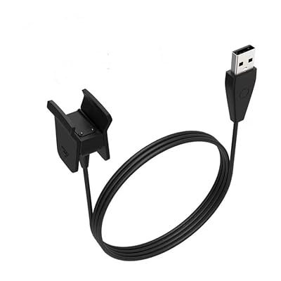 LZYDD Alta Charger Cable Compatible with Fitbit USB Cord/Charging Cable Charger Clip with Reset Button for Fitbit Alta HR