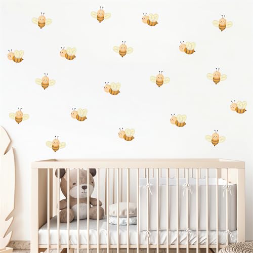 24 unidades de vinilos decorativos infantiles con diseño de abeja