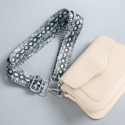 Image of chushui Silver Hardware Purse Strap,Replacement Crossbody Adjustable Shoulder Strap for Handbag Bag