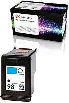 Refilled Ink Cartridge Replacement for HP 98 for Officejet 150 100 H470 PhotoSmart D5160 C4180 2570 8030 8049 (1 Black)