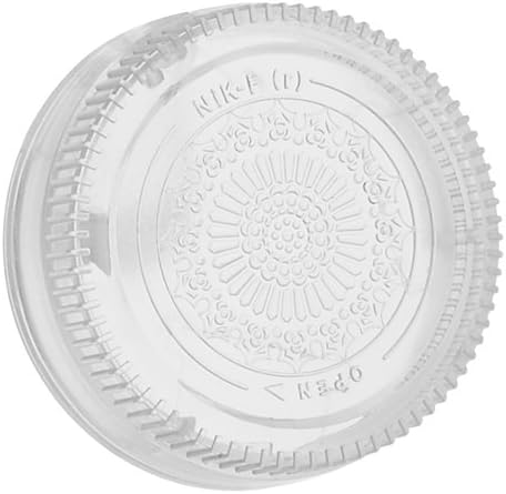 Miniatura 2 de Fotodiox Tapa de lente trasera de diseño (transparente) compatible con lentes Nikon F-Mount (no AI, AI, AIS, AF, AFD, AFS, G, DX, FX)