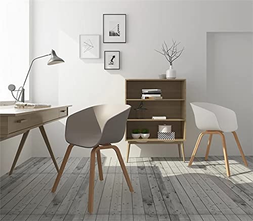 Image of Polypropylene Modern, Designer Chair (Grey) - Set of 2