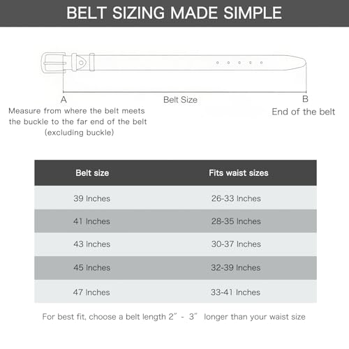 Image of Aurolran Women's Leather Belt with Buckle - Ideal for Dresses, Jeans, and Coats