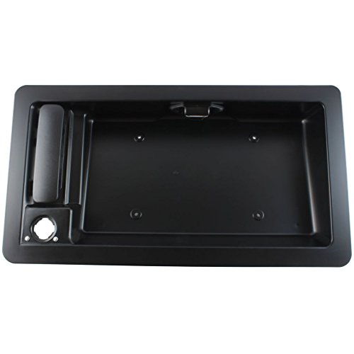 IAMAUTO 31604 Fits 1992-2007 Ford Van E150, E250, E350 Back Rear Outside Exterior Door Handle & License Plate Tag Bracket
