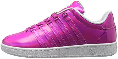 K-SWISS Unisex-Child Classic VN Shine ON-K Sneaker, Pink/White, 7 M US Big Kid Review | Image 7