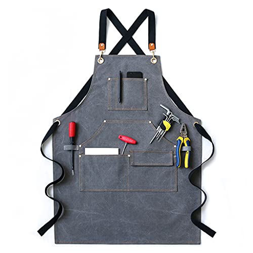 Tablier de travail en toile avec poches pour protéger vos vêtements