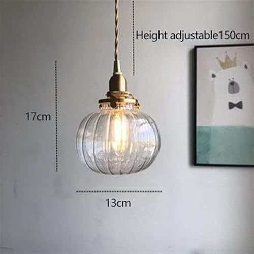 Chandelier industrielle avec globe réglable en feuille de plomb QTHWB - 5