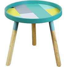 Living Room Niture Sofa Side Snack Table, Balcony Bedroom Side Table Student Apartment Simple Round Storage End Table Size 39.5*40Cm Negotiation Table,#2,39.5*40Cm Feito na China Comfortable anniversary