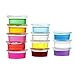 Lucoo Clear Crystal Fluffy Slime Kit Colorful Mud Mixing DIY Putty Glossy Slime for Kids Relief Stress Toys Gift Girls Boys Adults Clay Toy Gifts (Color Random)