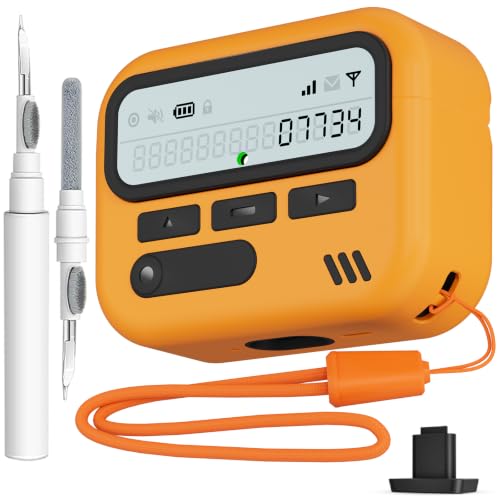 Image of for AirPods Pro 3 Case with Safty Lock,Retro Inspired Pager Style (Yellow)