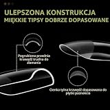 Venares 120 sztuk Full Cover tipsy do paznokci krótkie, kwadratowe, żelowe, 12 rozmiarów, Soft Gel Press on