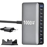 【Compatibilité Universelle】Ce Stations Recharge est compatible avec les appareils numériques courants : il prend en charge les ordinateurs portables USB-C comme pour MacBook Pro/Air, Microsoft Surface, ThinkPad; charge les smartphones incluant pour iPhone 16/15/14/13/12 Pro Max/SE (2020)/8/7/6/6s et Galaxy S24/S23/S22 ; et alimente tous les autres appareils rechargeables via USB-C/USB-A comme les manettes de jeu, montres connectées, etc.