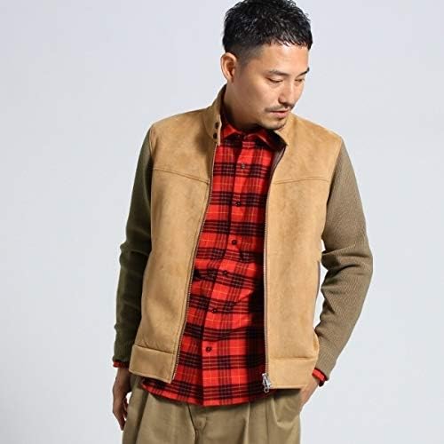 Amazon タケオキクチ Takeo Kikuchi Mブルゾン ドッキングニットブルゾン メンズ アウター ニット ブルゾン 軽アウター 羽織 ベージュ 052 03 L コート ジャケット 通販