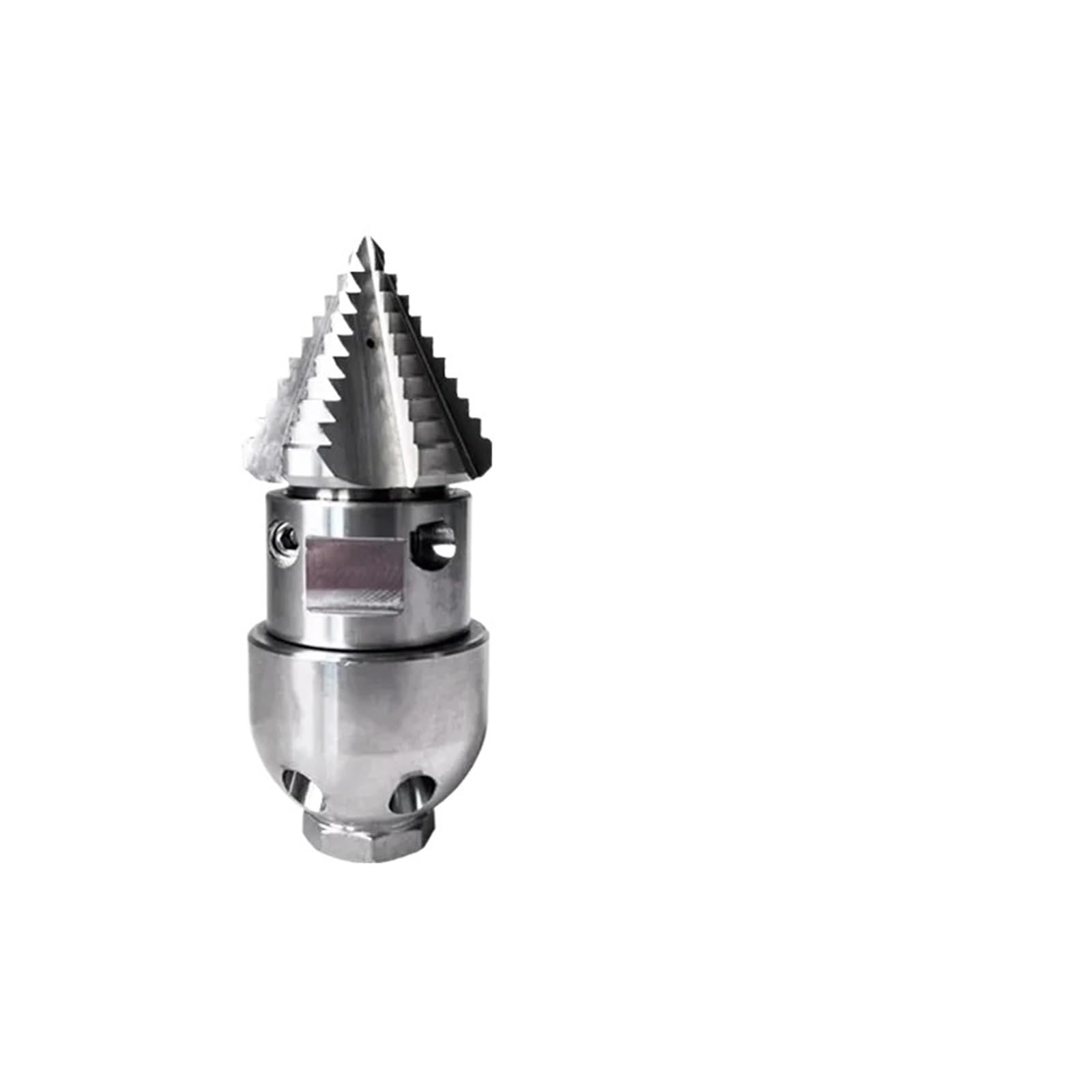 Ugello, ugello rotante for fognatura con naso da 1/2" in acciaio inossidabile for getto fisso ad alta pressione 150-300 bar