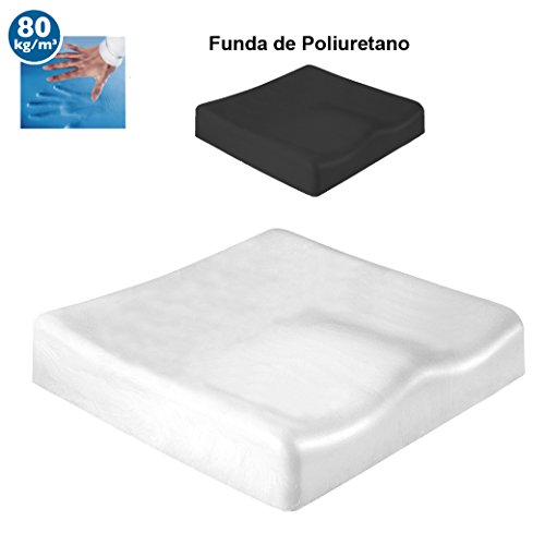 Ayudas dinamicas - Cojín viscoelástico anatómico, talla 41x 41x7 cm.