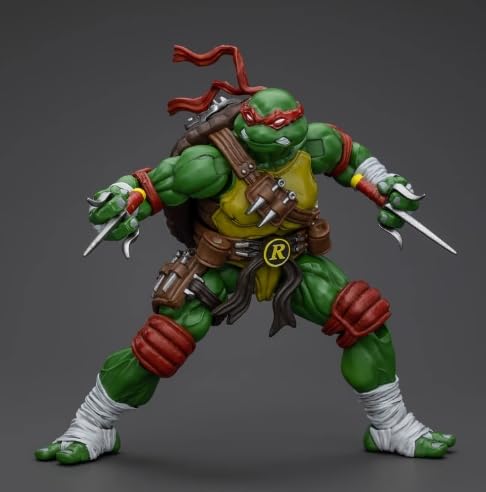 Amazon | JOYTOY 暗源 1/18 忍者亀 TMNT Raphael 可動 アクション 