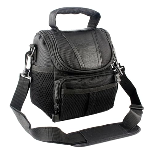 BESPORTBLE Bolsa para Cámara Digital Negra, Bolso de Hombro Ajustable, Estuche Portátil Compacto para Cámaras Réflex sin Espejo, Protección Antivibración Adecuado para Fotografía al Aire