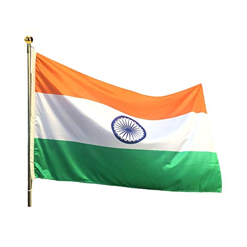 The Flag Corporation Indian National All Weather Outdoor Flag of ...