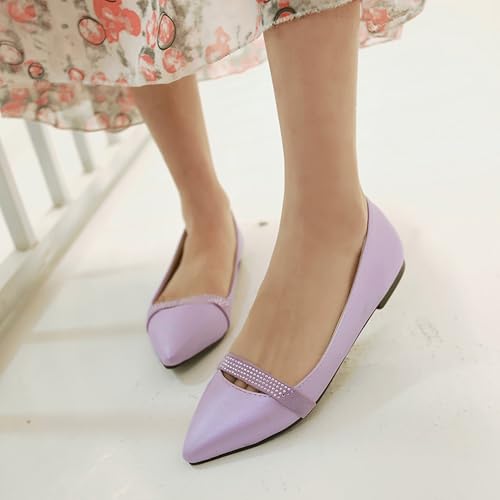 Patent Flat Women Pointed Toe Dolly Shoes3