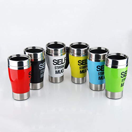 Sisyria El Agua Magnética Auto Agitación Copa De Acero Inoxidable Ventosa Taza De Aislamiento Térmico De Un Solo Botón… - Imagen 4