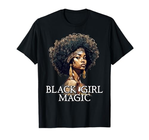 Black History Girl Magic, afroamericanas, niñas pequeñas y niños Camiseta