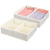 cajas para organizar armarios ikea MATERIAL DURADERO: Este organizador para cajones está fabricado con fibra sintética transpirable y cuenta con laterales reforzados, por lo que es muy estable. Se puede plegar cuando no está en uso.