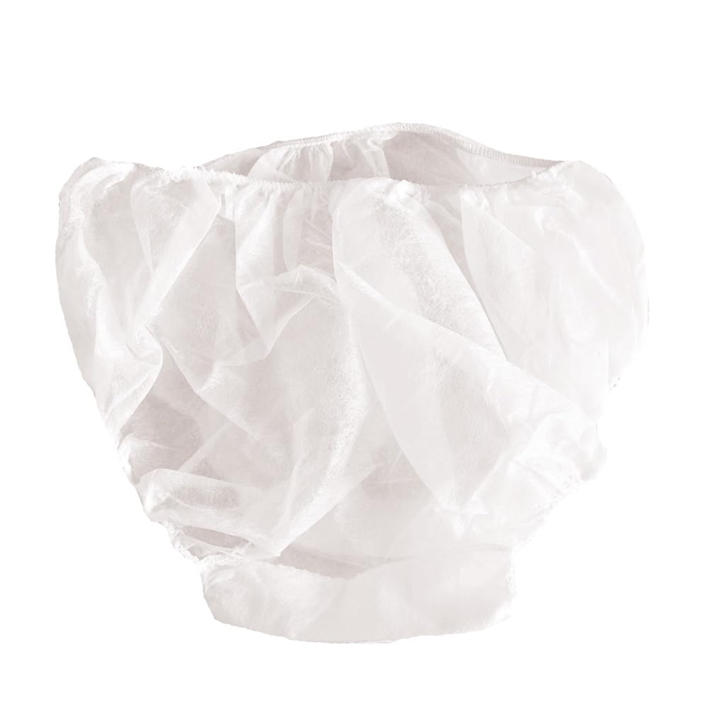 100 Stück Franz Mensch Einweg-Pants Unisex weiß Einheitsgröße | PP, Packung, Ø: 53 cm, H: 32 cm, Einweg-Unterwäsche, Unterhosen