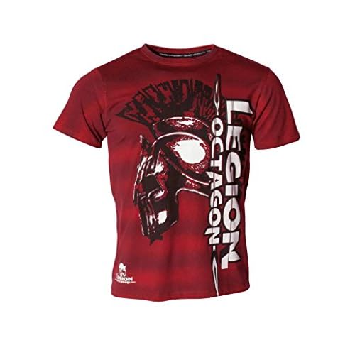 Legion Octagon Short L.O. "Fight or Die" Farbe: Rot, Grösse: L