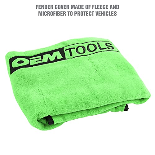 Oemtools 24899 Soft Fleece Fender Cover, Green Work Mat, Automotive Fender Protector, Padded Fender Cover Mechanic Accessories, Green Work Pad #TOP1