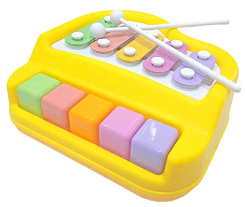 Image of Xylophone Musical Toy for Kids 8 Scale - Piano Keyboard for 1 Year Baby Boy Girl | Birthday Gift for Kids 6-12 Months | Educational Toy for Toddlers, Non-Battery (Small)