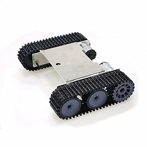 Professional Metal Robotic Moving Platfrom With High Torque Dc Motor, Smart Diy Robot Tank Car Chassis, Remote Control Video Monitor For Arduino Raspberry Pi Project Learning Robotics Kit, Rc Toy #TOP6