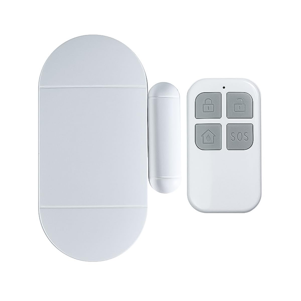Sensor de Alarma para Puerta y Ventana Con Control Remoto, Inalámbrico, Magnético - Seguridad para el Hogar, Piscina, Niños y Tienda - 130 dB