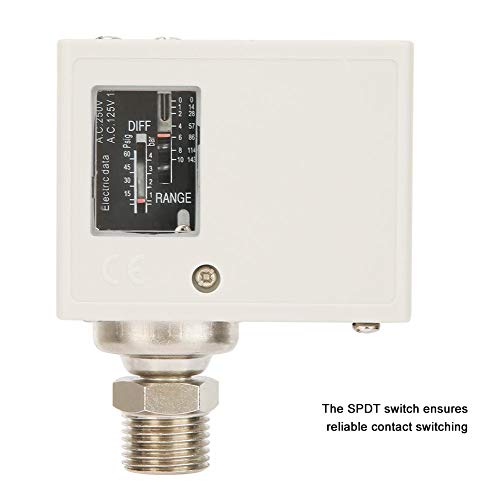 YWBL-WH G1 / 2 '' Interruptor de presión, Control de presión electrónico Bomba de agua de aire Compresor Controlador de presión