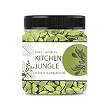 Kitchen Jungle Premium Green Cardamom (Elaichi) 100 Gm - No Artificial Colours or Preservatives | Natural Elaichi | Distinctive Flavour & Aroma