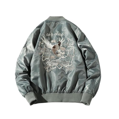 Blouson bomber coréen léger et respirant pour le printemps avec broderie fine