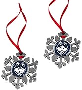 LinksWalker Collegiate Holiday Snowflake Ornament (2 Count)