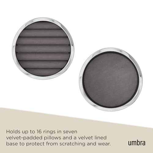 Umbra Wavy bijoux solution de rangement chrome pour vos bagues - 6