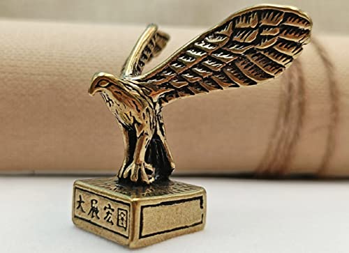Estatua Decorativa de Águila de Latón Poderosa miniatura 4