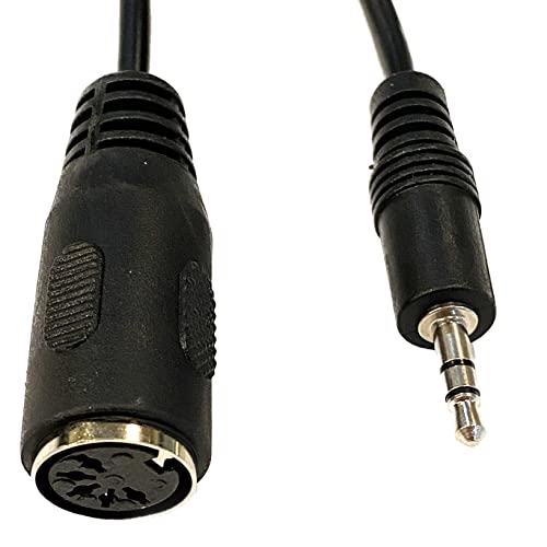 2 pack of type-a midi to 35mm adapter 1434 inch cable